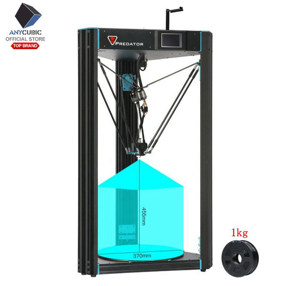 ANYCUBIC 3D Printer Predator Large Plus Size 370x370x455mm One-Year-Warranty 2019