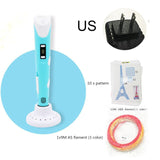 3D Pen ABS/PLA DIY Smart 3D Pen 3D Printing Pen Drawing 3D