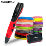original smaffox 3D pen with 18 colors 54 meter filament 3D