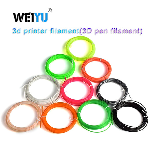 Plastic for 3d Pen 5 Meter PLA/ABS 1.75mm 3D Printer