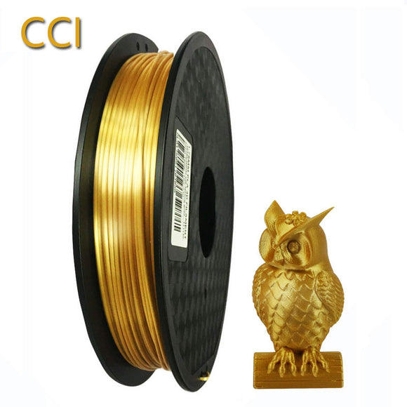 Silk pla 3D printer filament 1.75mm 0.5kg shine silky gold 500g