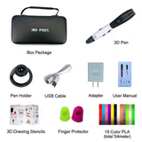 original smaffox 3D pen with 18 colors 54 meter filament 3D