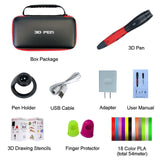 original smaffox 3D pen with 18 colors 54 meter filament 3D