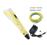 3D Printer Pen With 1.75mm PLA Filaments  & Copy  board 3 D
