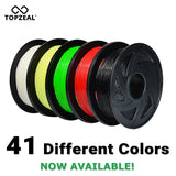 TOPZEAL 3D Printer PLA Filament 1.75mm Filament Dimensional