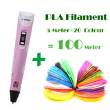 3d pen Myriwell 2 Generation LCD Display DIY 3D