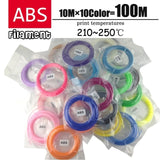 LIHUACHEN 3D Pen filament  ABS/PLA plastic 1.75mm 3D