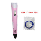3D Pen Adjustable Speed Temperature 3D printing pen 1.75mm