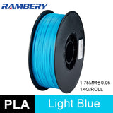 PLA 3D Printer Filament 1.75mm ABS PLA 1.75 Filament 24 Colors