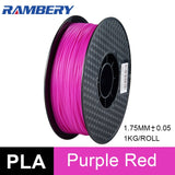 PLA 3D Printer Filament 1.75mm ABS PLA 1.75 Filament 24 Colors