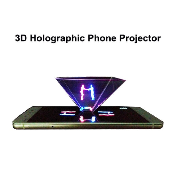 3D holographic phone projector displayer