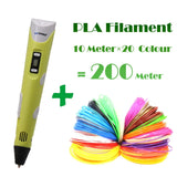 3d pen Myriwell 2 Generation LCD Display DIY 3D