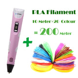 3d pen Myriwell 2 Generation LCD Display DIY 3D