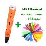 Original Myriwell 3D printing pen1.75mm ABS Smart 3d