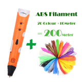 Original Myriwell 3D printing pen1.75mm ABS Smart 3d