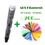 Original Myriwell 3D printing pen1.75mm ABS Smart 3d