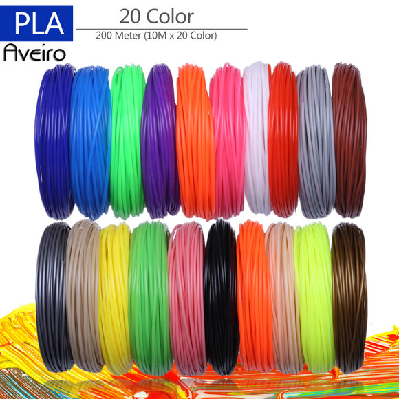 3D Printer Filaments 200 Meters 20 colors 3D Printing