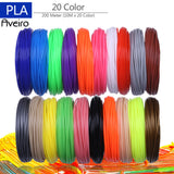 3D Printer Filaments 200 Meters 20 colors 3D Printing
