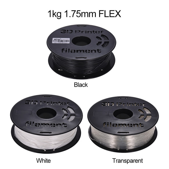 1KG/ Spool 1.75mm Flexible TPU Filament Printing Material Supplies