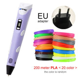 Myriwell 3D Pen LED Display 2nd Generation 3D Printing Pen