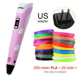 Myriwell 3D Pen LED Display 2nd Generation 3D Printing Pen