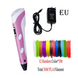 Dikale 3D Printing Pen 12V 3D Pen Pencil 3D