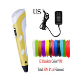 Dikale 3D Printing Pen 12V 3D Pen Pencil 3D