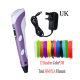 Dikale 3D Printing Pen 12V 3D Pen Pencil 3D