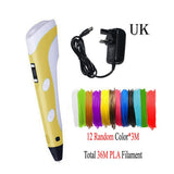 Dikale 3D Printing Pen 12V 3D Pen Pencil 3D