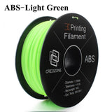 CREOZONE 3D Printer Filament 1.75mm 1KG PLA ABS