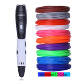 New Arrival Blue 3D Printing Pen With PLA Plastic Refill 3 D
