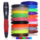 New Arrival Blue 3D Printing Pen With PLA Plastic Refill 3 D