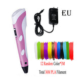 Dikale 3D Printing Pen 12V 3D Pen Pencil 3D