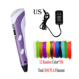 Dikale 3D Printing Pen 12V 3D Pen Pencil 3D