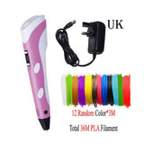 Dikale 3D Printing Pen 12V 3D Pen Pencil 3D