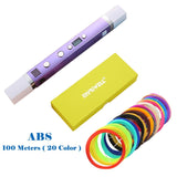 Myriwell 1.75mm ABS/PLA DIY 3D Pen LED Screen,USB Charging 3D