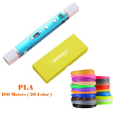 Myriwell 1.75mm ABS/PLA DIY 3D Pen LED Screen,USB Charging 3D