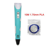 3D Pen Adjustable Speed & Temperature with 100m