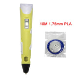 3D Pen Adjustable Speed & Temperature with 100m